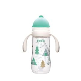 Farlin - Wide Neck Pp Drinking Cup With Handle - 270 ml - Blue - MMZ-AG-14201(G) - Toysuae.com