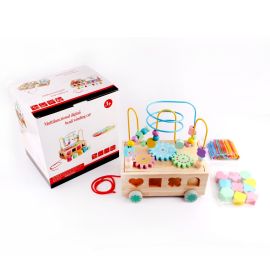 Factory Price - 4-in-1 Wooden Activity Cube - Shape