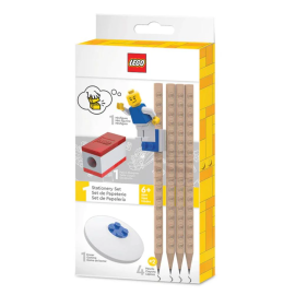 Lego IQ - Pencil Set with Minifigure + Sharpener -  TT-IQ-52053 - Toysuae.com