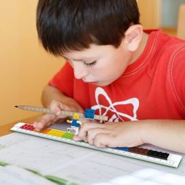 Lego IQ - Ruler with Minifigure