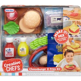 Little Tikes - Creative Chefs Cheese burger &  Fries Kit -  TT-LIT-643194 - Toysuae.com