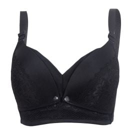 Okus - Full Cup Maternity & Nursing Bra Black Color - XL - MMZ-OKUS002BKXL - Toysuae.com