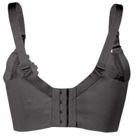 Okus - Pretty Lace Maternity & Nursing Bra Black - L