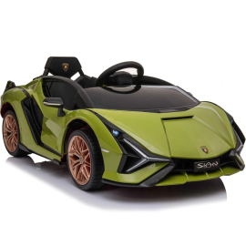 Gambol - Licensed Lamborghini Sian Electric Ride-On Kids Car - Green