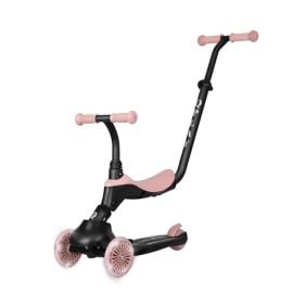 Qplay - Sema Evo 5 In 1 Lightening Scooter - Coral Pink - ST-005E - Toysuae.com