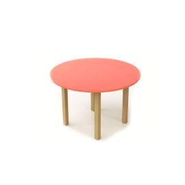 Edu Fun - Durable Circular Table - 90 x 90 x 2.2 cm 30cm - Red -  RTS-69923Red69968 - Toysuae.com