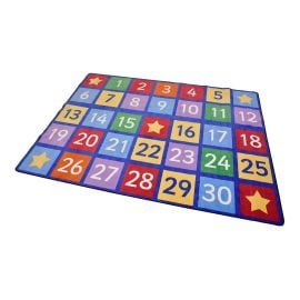 Edu fun - Number Rug 1-30 Rectangle - 257 x 360cm 