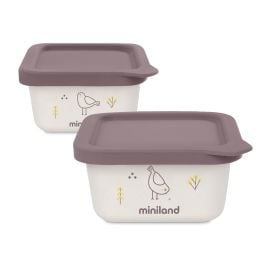 Miniland - Naturset Chick Containers - 2Pcs -  89458 - Toysuae.com
