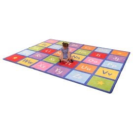 Edu Fun - Profile Alphabet Rug -  257 x 360cm