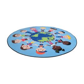Edu Fun - People around the world  Round Rug - 200 cm