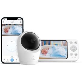 Eufy - Baby Monitor E20 Camera Hybrid Wi-Fi and No Wi-Fi Connection -  MMZ-E8354221 - Toysuae.com
