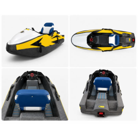 Gambol - High Speed mini Electric Boat 72V with Removable Batteries