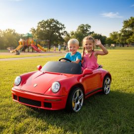Gambol - Big Ride on 24V Licensed Porsche Kids electric car - Assorted