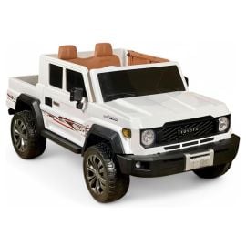 Gambol - 12V Electric Ride-On Land Cruiser SUV Jeep - 2-Seater with Trunk - White