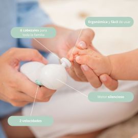 Miniland - Baby Nail Trimmer with 6 interchangeable head