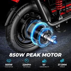 Gambol - Wind horse C3 Electric Scooter - 500W Motor, 35 km/h Speed & 40 km Range