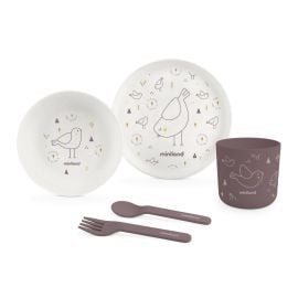 Miniland - Set of Tableware Naturmeal - Chick -  89456 - Toysuae.com