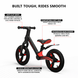 Ford Mustang - Kids Sporty Lightweight Zoomer Bike - Black