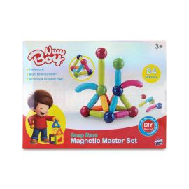 New Boy - Snap Bars Magnetic Builder Set - 64Pcs