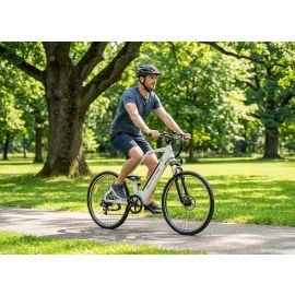 Gambol - F3 Electric Bike 650W Motor, 36V 15.6Ah with Removable Battery - White