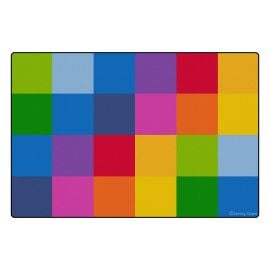 Edu Fun - Rainbow mosaic  Carpet 183 x 274cm -  RTS-CPR150 - Toysuae.com