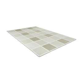 Edu Fun - Neutral Squares Rug 133 x 200cm