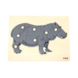 Viga toys - Montessori Puzzle Hippo