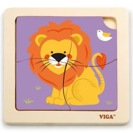 Viga toys - Handy Puzzle - Lion