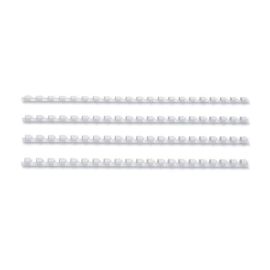 GBC 4028353 CombBind Round Binding Comb - A4, 21 Ring, 6mm, Clear Box Of 100