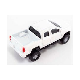 Maisto - Die Cast 3 Pullback Real Gears 2015 Chevrolet Colorado - White
