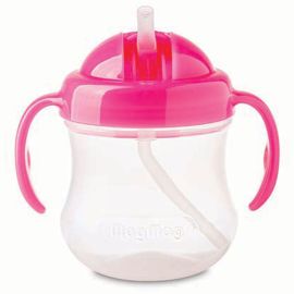 Pigeon - Mag Mag Straw Cup - Pink