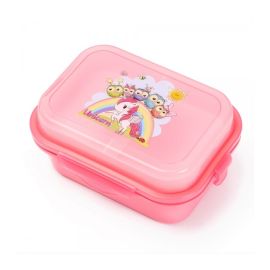 Eazy Kids - Unicorn Bento Lunch Box w/ Spoon - Pink