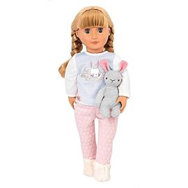Our Generation Bd31147Z Jovie Doll with Pajama and Bunny - 18 Inch