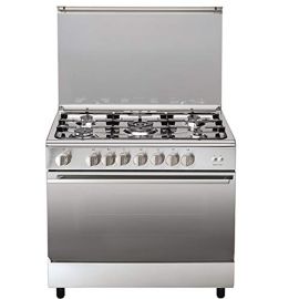 Ariston Cooker 90 Cms, Cast Iron Grids, Inox Made In Italy