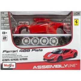 Maisto - 1:24 Scale - Ferrari 488 Pista - Red