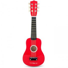 Wooden Guitar - Red (21")
