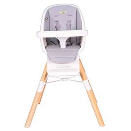 Mini Panda - Eat and Learn 4-in-1 High Chair 6m-10y - Silver
