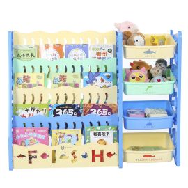 Mini Panda - Book Barn and Toy Storage - Blue