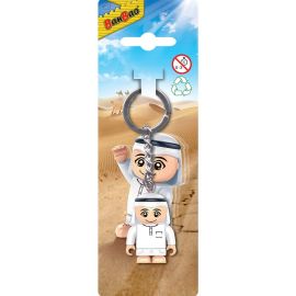 BanBao Plastic Arabic Line Tobees Keychain - White
