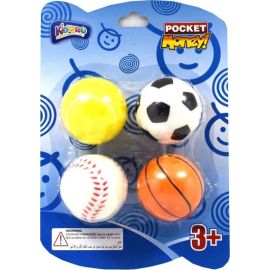 Kidz Pro Plastic Ball 4pcs BC 3+ Years