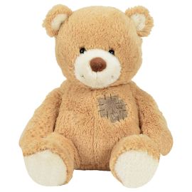 Nicotoy - Bear With Patch 25cm - Assorted Light Brown