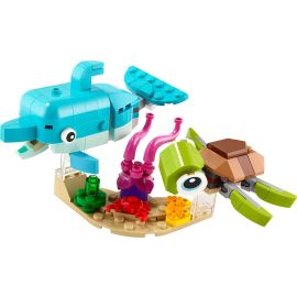 Lego - Creator Dolphin and Turtle 31128 - 137 Pieces