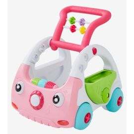 Infant Learning Walker Multifunctional Push Educational Activity Toy- Pink