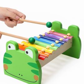 TopBright Frog Xylophone Green