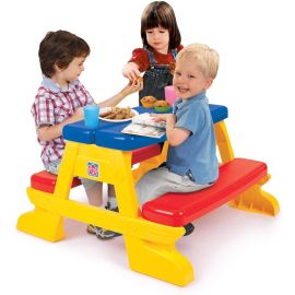 Grow 'n Up Summertime Picnic Table Game Children's Table to 4 Children