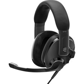 H3 Black High End Analogue Gaming Headset, with Noise-Cancelling Microphone H3