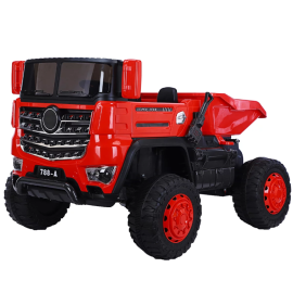 Kids Ride On Lorry Head With Dump Truck Electric Ride On Cars Big Kids - Red