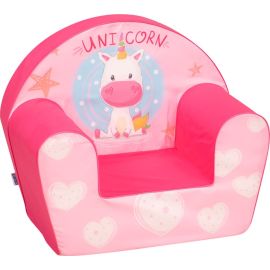 Delsit Baby Unicorn Arm Chair, Pink | DT8-21087