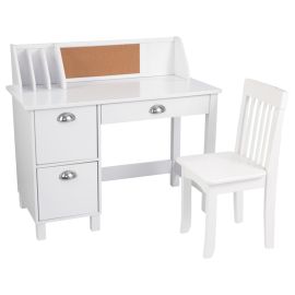 Kidkraft - Study Desk W/ Chair - White