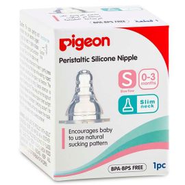 Pigeon - Peristaltic Nipple (S) 1pc Box
